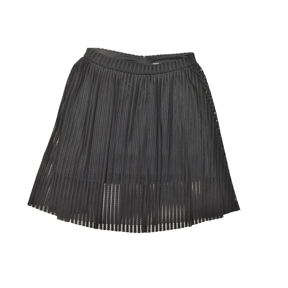 Torrid Black Pleated Lace Midi Skirt Plus Size 20 Womens Lined Polyester - Picture 1 of 8